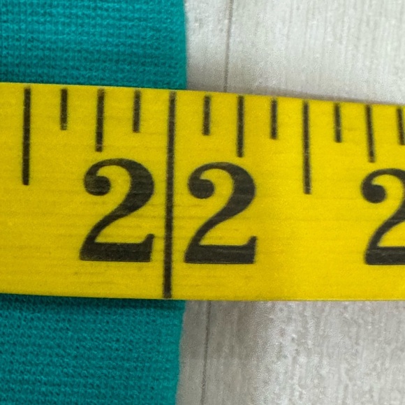 NWT Talbots Flounce Refined Ponte Sheath Dress Solid Turquoise Teal 14 WP - Picture 12 of 13